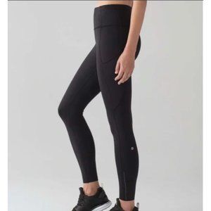 Lululemon Fast and Free Tight 25 Inch Inseam Pockets Athletic Stretchy Basic 4